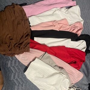 Teen multicolor crop tank tops various styles